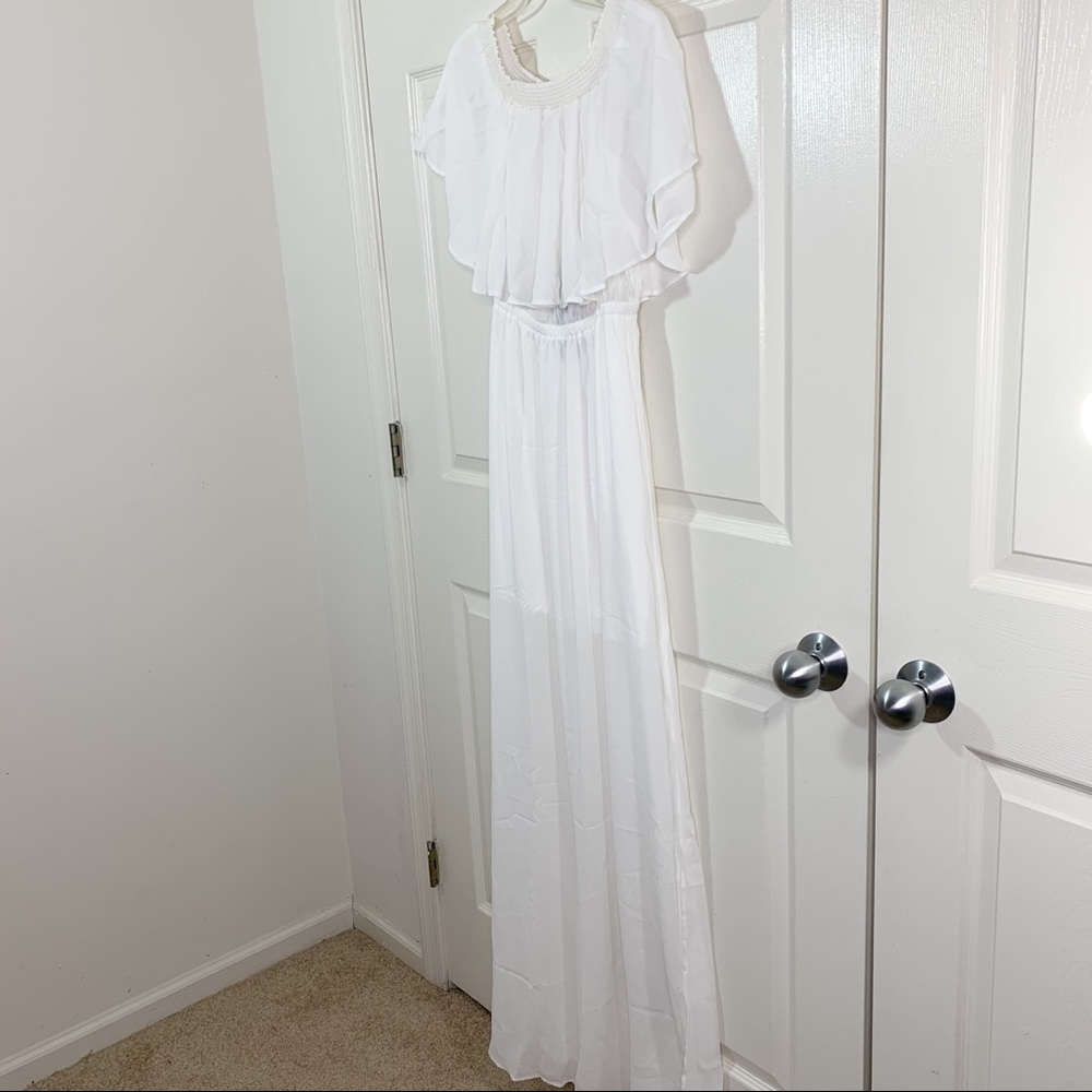 Show Me Your Mumu Hacienda Maxi Dress White - Picture 2 of 9